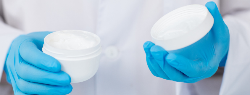 opening cream in lab setting